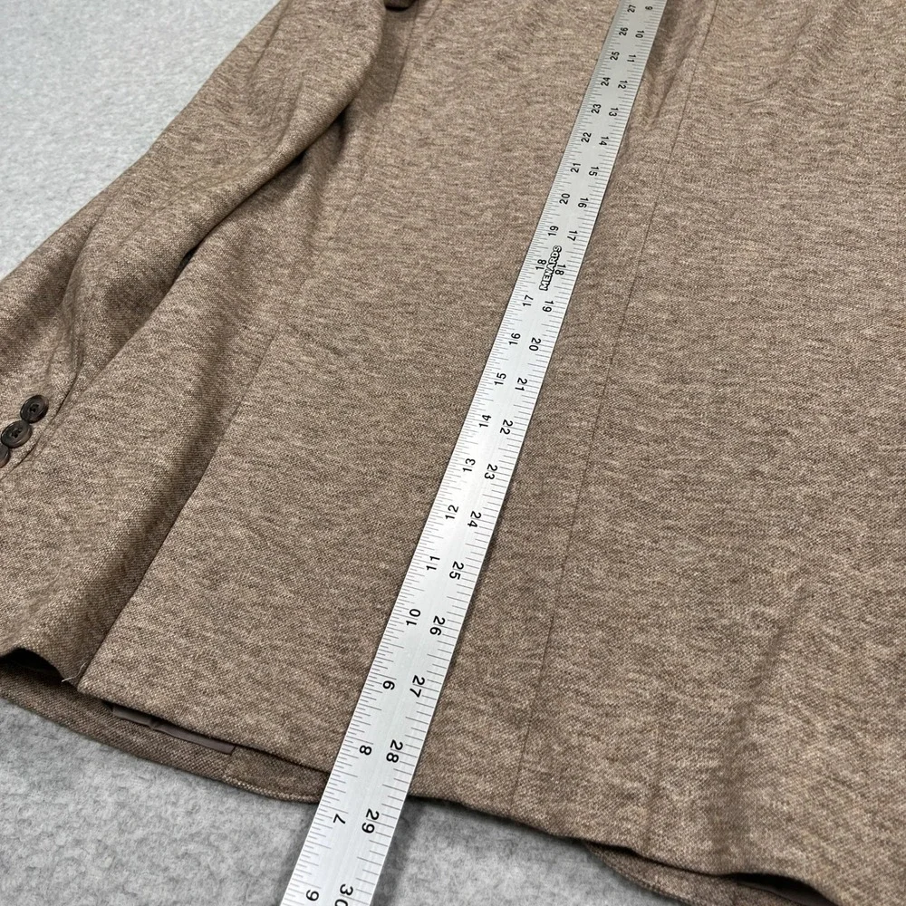 Bonobos Jetsetter Knit Blazer Mens 38R Oatmeal Slim Fit Lanificio Fortex Sport